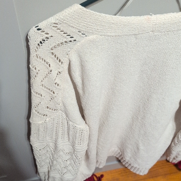 Forever 21 Ivory Knit Cardigan - Picture 4 of 5
